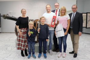 Zum Jubiläumsjahr: OB Dupper begrüßt 50 000. Besucher auf der Veste Oberhaus