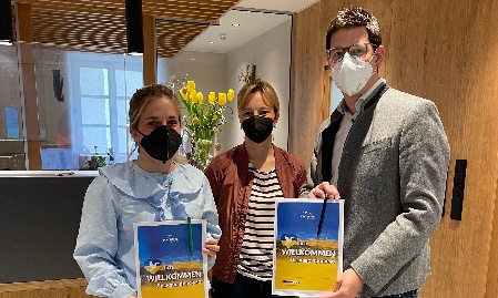 Willkommensmappe für ukrainische Flüchtlinge