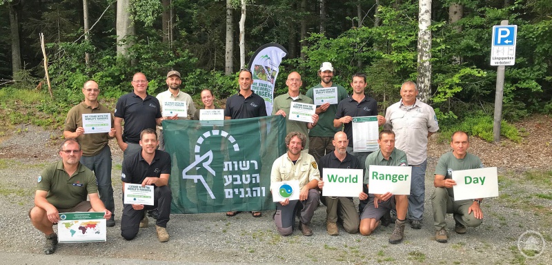 Ranger aus fünf Ländern haben am 31. Juli im Bayerischen Wald den World Ranger Day gefeiert.
