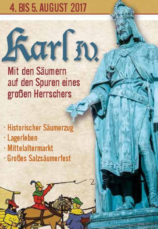 Flyer/Grafik zum Event: Salzsäumerfest Grafenau am Fr., 04.08.2017 - Sa., 05.08.2017