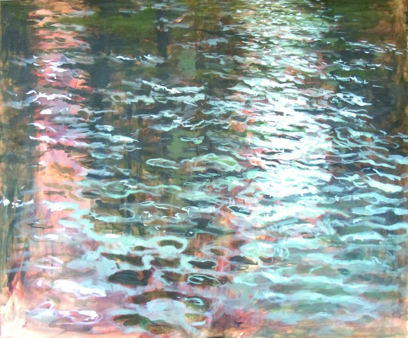 Flyer/Grafik zum Event: 1000 FARBEN GRÜN - Stefanie Grünberger - Malerei am Do., 11.07.2024 - Di., 15.10.2024