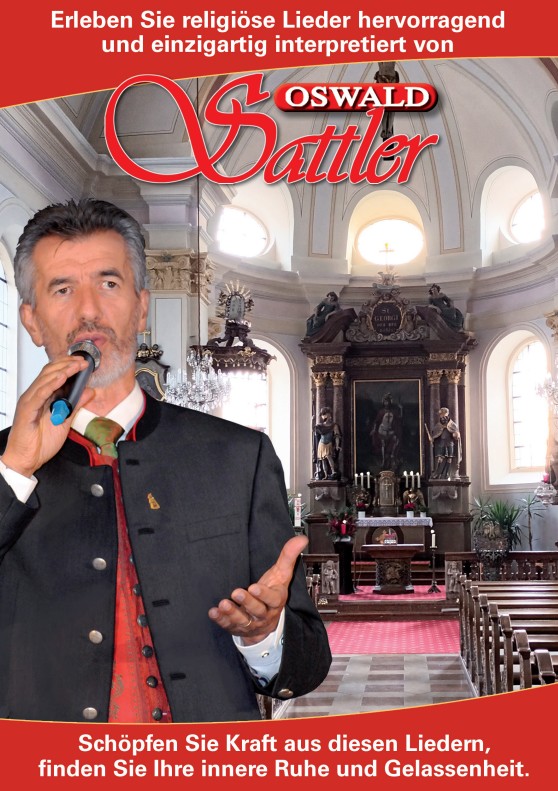 Flyer/Grafik zum Event: KIRCHENKONZERT MIT OSWALD SATTLER IN WINZER am So., 11.05.2025 ab 16:00 Uhr