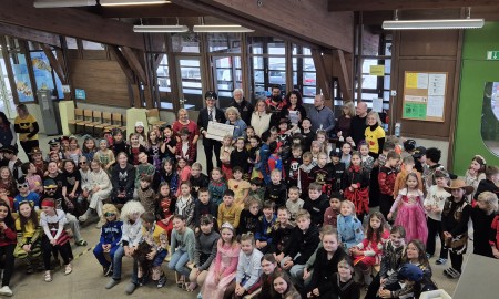 Faschingsfreude hoch drei an der Grundschule Spiegelau