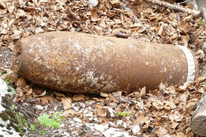 Bei Bauarbeiten Teile einer Fliegerbombe aufgefunden