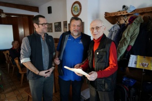 50 Jahre Bergwachtmitglied – Ehrung bei der Weihnachtsfeier am Dreisessel