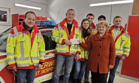 Spende für First Responder Riggerding