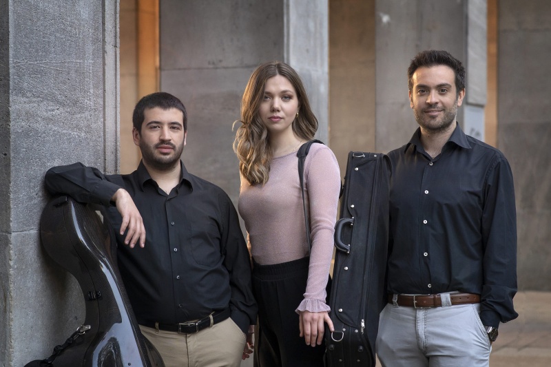 Flyer/Grafik zum Event: Trio Orelon: Die aktuellen Preisträger des ARD-Wettbewerbs – Klaviertrios der Romantik am Sa., 13.07.2024 von 19:30 bis 21:30 Uhr