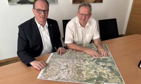 Abgeordneter Behringer besucht Bürgermeister Mayer in Hengersberg