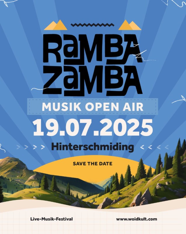 Flyer/Grafik zum Event: Rambazamba Open Air am Sa., 19.07.2025