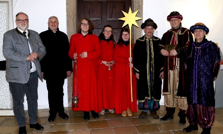 Sternsinger zu Besuch bei Oberbürgermeister Jürgen Dupper