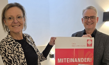 Caritas bitte um Spenden