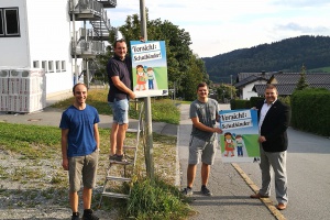 JU-Plakataktion „Vorsicht: Schulkinder!“