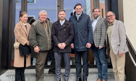 Besucher aus der Partnerstadt Třeboň im Landratsamt