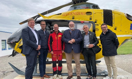 Grenzüberschreitender Luftrettungsdienst: Einsatzzeiten von Christophorus Europa 3 sollen erweitert werden