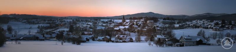 Neuschönau bei Nacht