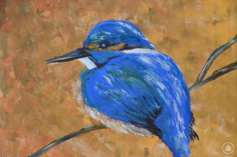 Eines der Gemälde von Waltraud Grosse mit dem Titel 