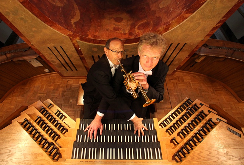 Flyer/Grafik zum Event: Heroic Music: Trompete und Orgel – Bernhard Kratzer und Paul Theis am Mi., 31.07.2024 von 19:30 bis 21:00 Uhr