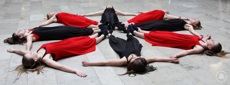 Die Tänzerinnen begeistern mit einfallsreichen choreographischen Elementen.