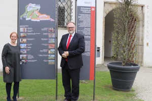 Neues Fußgängerleitsystem auf der Veste Oberhaus