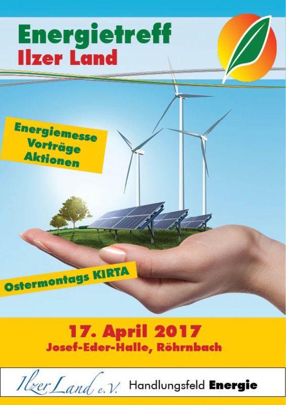 Flyer/Grafik zum Event: Energietreff Ilzer Land - Klimaschutz geht alle an am Mo., 17.04.2017 von 11:00 bis 17:00 Uhr