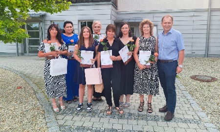 Zeugnisverleihung an frischgebackene Pflegefachhhelfer