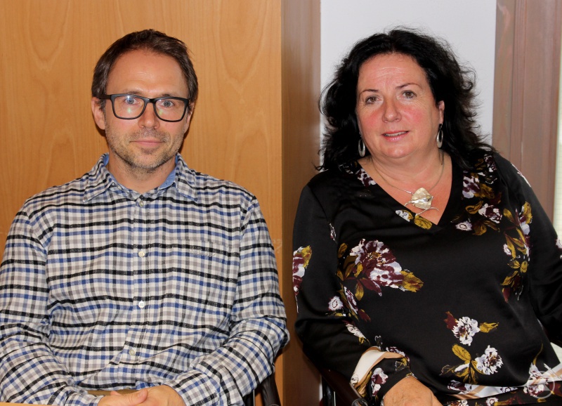 Die Inklusionsberater Markus Lemberger und Rosemarie Wagner.