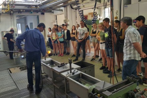 Mittelschule Viechtach erkundet die Glasregion ARBERLAND