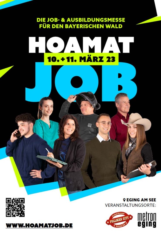 Flyer/Grafik zum Event: HoamatJob am Fr., 10.03.2023 ab 09:00 Uhr