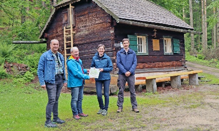 Die Hütte an der Höllbachschwelle ist wieder in Betrieb