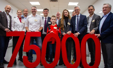 Jubiläum in der wissenswerkstatt: 75.000 ster Teilnehmer begrüßt