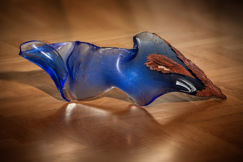 Flyer/Grafik zum Event: Ausstellung Landschaffen Leibesflucht 2026: Malerei und Glasobjekte von G. Jo. Hruschka am So., 08.02.2026 ab 11:00 Uhr