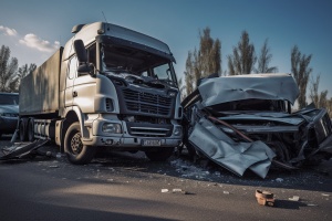 Lkw verliert Ladung auf der B533