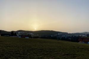 Saharastaub sorgt für trübes Wetter im Bayerwald