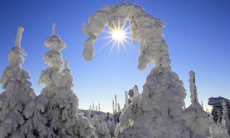 Väterchen "Frost" versteckte sich