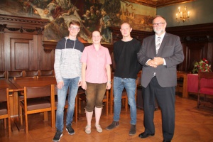 Oberbürgermeister Jürgen Dupper verabschiedet offizielle Delegation der Stadt Passau nach Akita