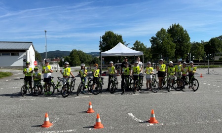 41 Schüler absolvierten Fahrradprüfung