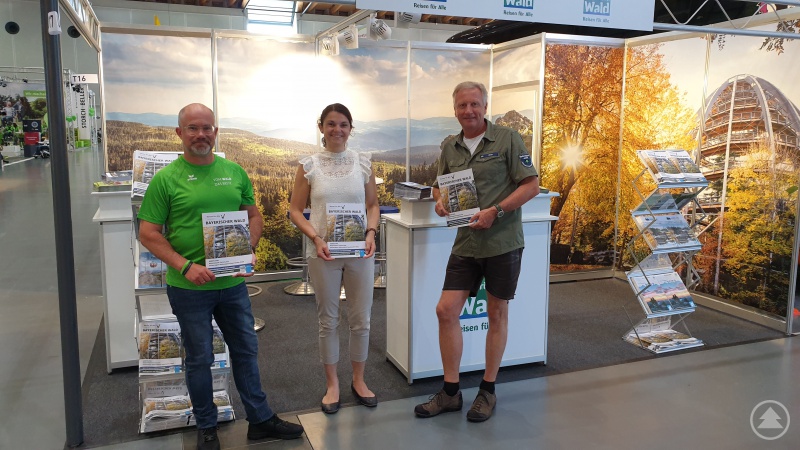 Robert Kürzinger, Kathrin Baumann und Ranger Lothar Mies