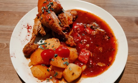 WAIDLER kocht...: GOCKERL-GULASCH (wie von Omi)