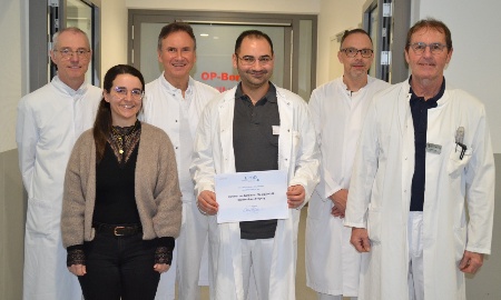 Zertifikat f&uuml;r zehn Jahre Qualit&auml;tssicherung in der Endoprothetik