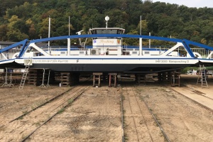 Neue Donaufähre Posching ist fertig