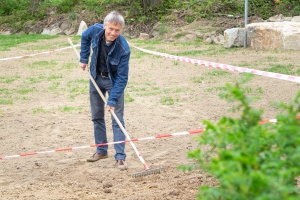Landratsamt sät Blühflächen an