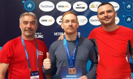 3. Platz bei der Weltmeisterschaft der Ringer–Veteranen in Bulgarien