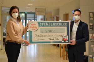 Raiffeisenbank Grainet spendet 2.000 Euro