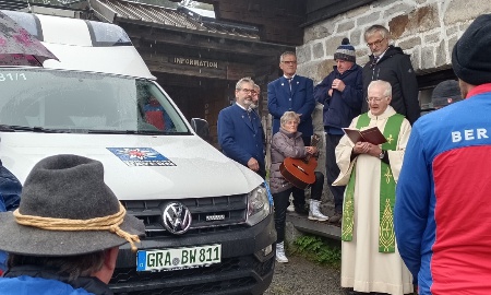 Lusenmesse und Fahrzeugweihe