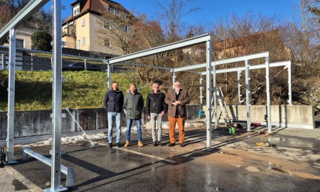 Neue Fahrradgarage am Parkdeck Ilzbrücke