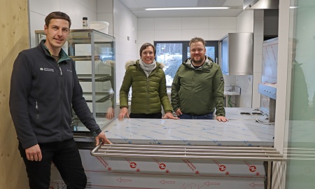 Die Küche ist einsatzbereit