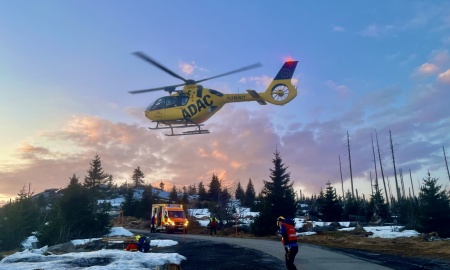 Luftrettungseinsatz im Steinernen Meer am Dreisessel