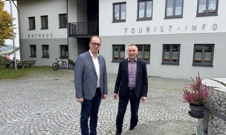 MdL Martin Behringer zu Besuch bei Bürgermeister Robert Muhr in Kirchberg
