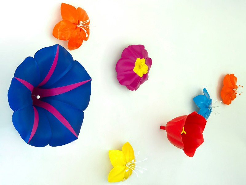 Flyer/Grafik zum Event: BLÜHEN – Ausstellung von Sabine Ackstaller 2026 am Do., 26.02.2026 ab 18:00 Uhr