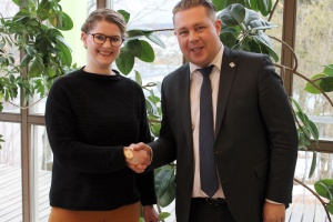 Kristina Beckermann ist im Landratsamt angekommen